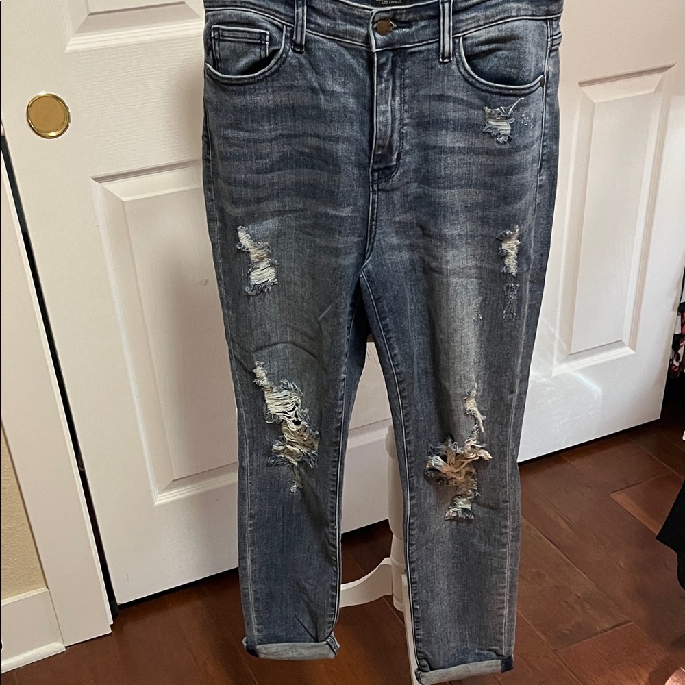 Judy Blue Boyfriend distressed Jeans